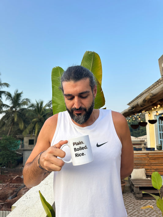 "Plain. Boiled. Rice." TiffinTok Coffee Mug
